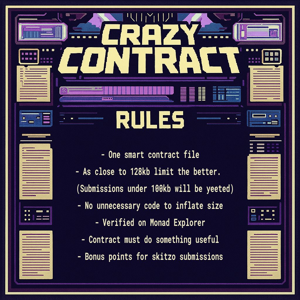 Monad Crazy Contract Challenge
